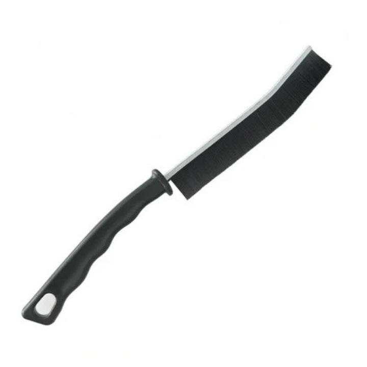 Perie de curățare pentru spații înguste, Dactylion, plastic, 23x2cm, negru