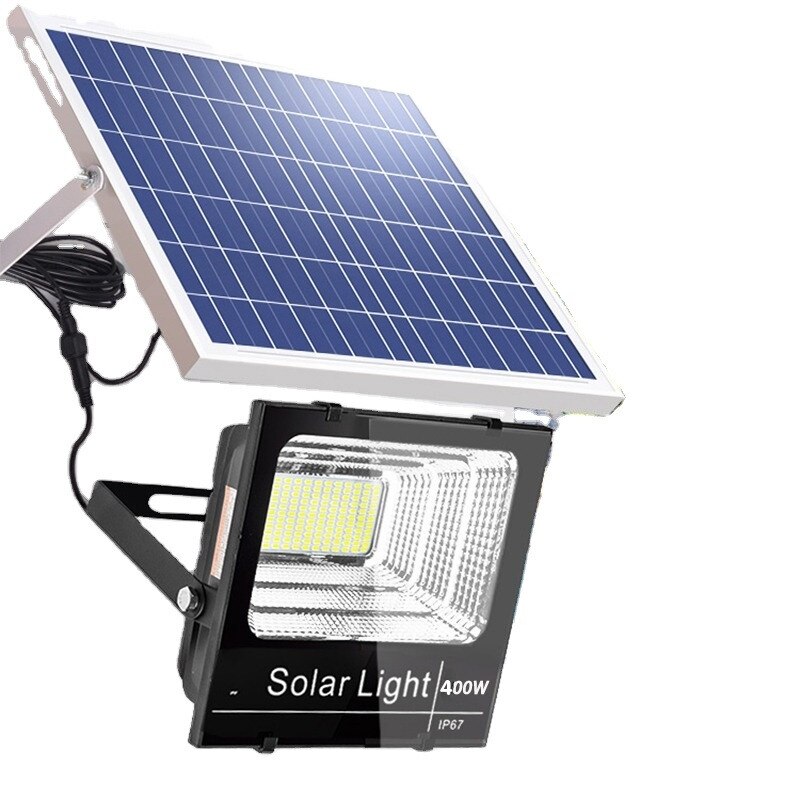 Sentic Solora Proiector solar Suntec SSA 400W, 448 LED SMD, telecomandă, panou solar ...