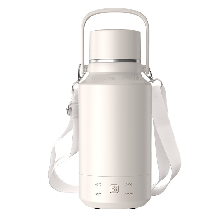 Ceainic Ambition Bubble 2.6L, otel inoxidabil, negru, design ergonomic