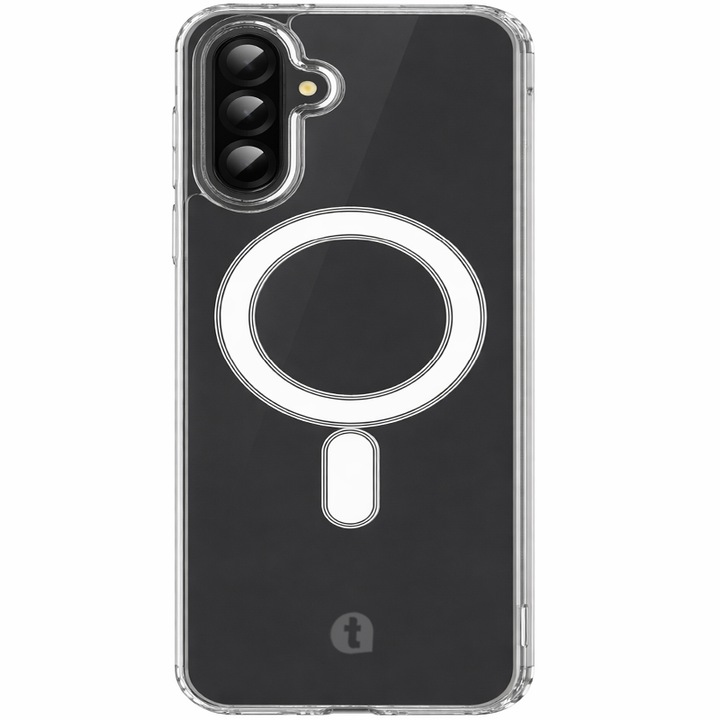 Husa de protectie telefonultau® din silicon pentru Samsung Galaxy A36/ A56, MagSafe, Ultra Slim, Flexibila, Clear Case, Transparent