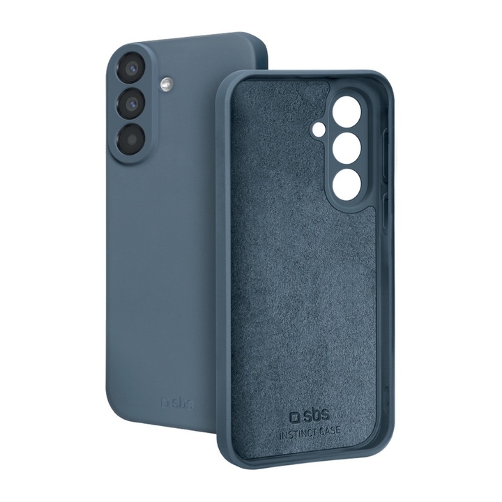 Калъф SBS Instinct за Samsung Galaxy A57, син, 20гр, TPU, микрофибър