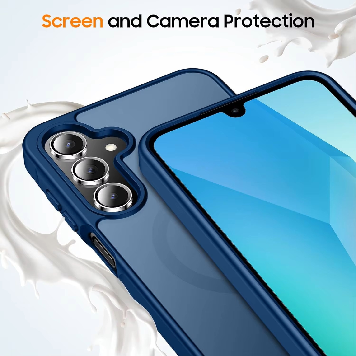 Husă pentru Samsung Galaxy S26 Plus, TYBO, Ultra Slim, Antisoc, Albastru