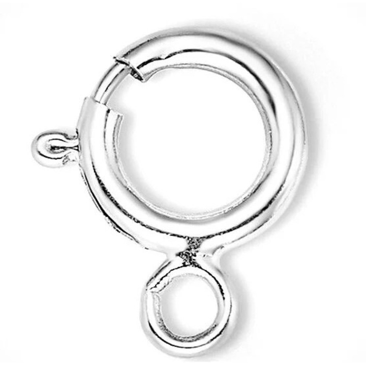 Inchizatoare tip Spriling Argint 925 O6 mm pentru bijuterii