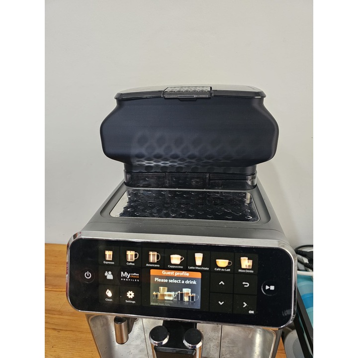 Extensie Rezervor Boabe Cafea Philips LatteGo, Capacitate Totala 1750g, Compatibila EP 800-5500