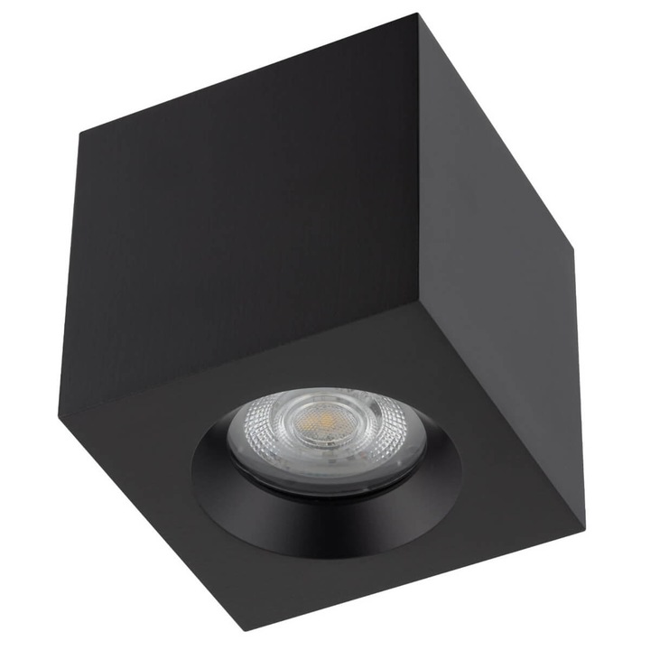 Lampa punctuala de tavan Nowodvorski Parana 10718, IP44, neagra, 1 sursa LED, pentru baie