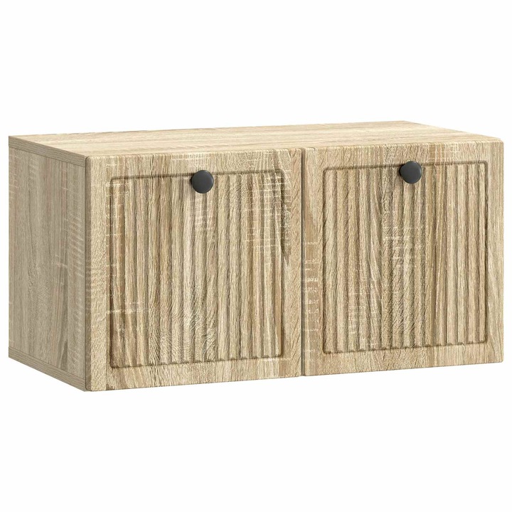VidaXL Fali TV szekrény Sonoma Tölgy 59, 5 x 31 x 30 cm Szerelt Fa 898027