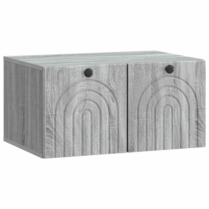 Oglinda TV montata pe perete vidaXL, Sonoma gri 59 vidaXL, 5 x 41 x 30 cm