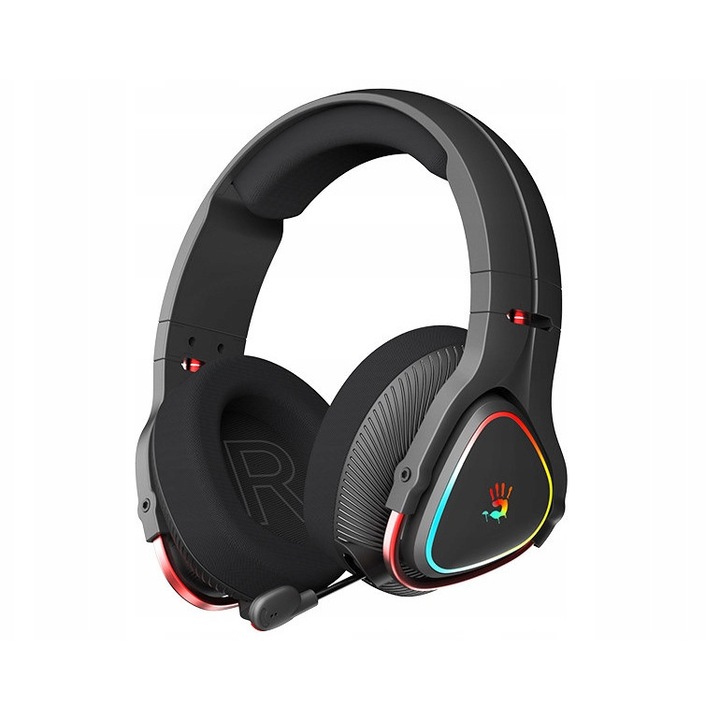 A4Tech MR710 PC fejhallgató, fülre illeszkedő, mikrofonnal, fekete színű