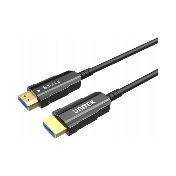 Cablu HDMI Unitek 2.0 Fiber Optic 4K 60Hz 10m