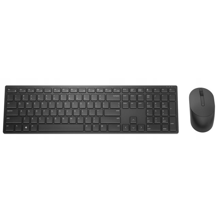 Set wireless tastatura si mouse Dell KM5221W, negru, US
