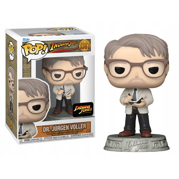 Колекционерска фигурка Funko Pop! Indiana Jones - Dr. Jurgen Voller, 1387, многоцветен
