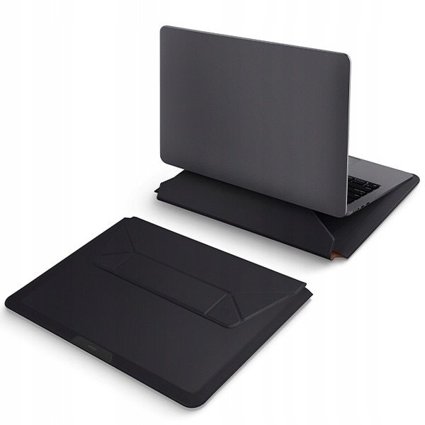 Husa Uniq cu suport pentru MacBook 14", negru