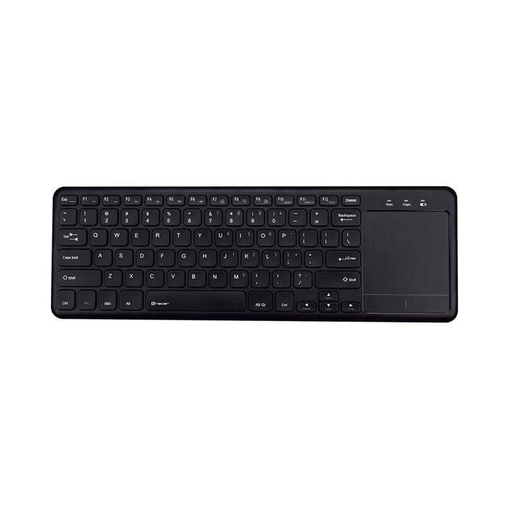 Tastatura wireless Tracer Smart RF 2,4GHz cu touchpad negru