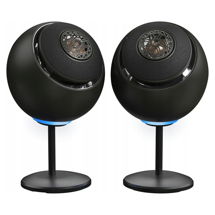 Компютърни тонколони Creative Pebble Nova 2.0, безжични, 50W, черни, комплект 2 бр