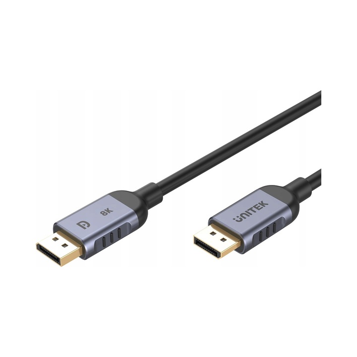 Кабел DisplayPort 1.4 Unitek 3м 8K 60Hz 4K 240Hz черен