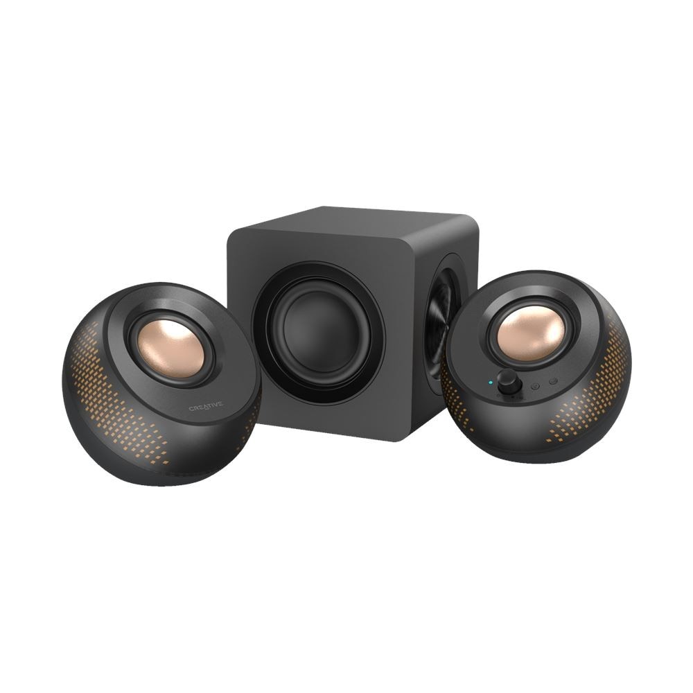 Boxe PC Creative Pebble X Plus 2.1 cu subwoofer, Bluetooth, iluminare ...