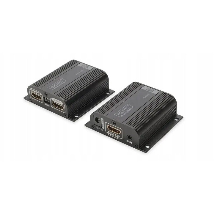 HDMI Digitus hosszabbító 50m, Full HD, fekete, 7.2x6.7x2.3cm