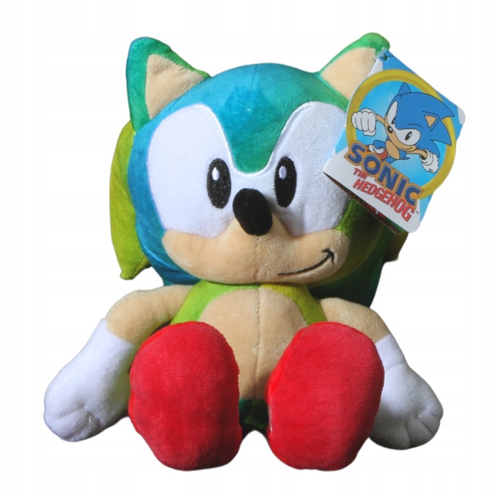 Плюшена играчка Sonic, Sega, зелена и синя, 30см