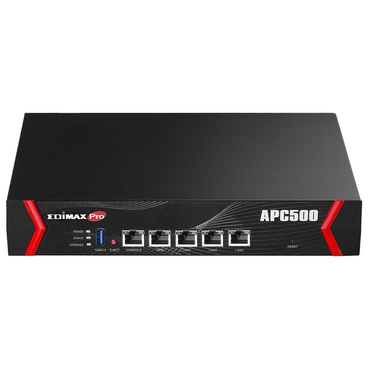 Controler Acces Point Edimax PRO APC500, 8GB, 1xWAN, 3xLAN, 44x265x178mm