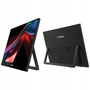 Monitor portabil Verbatim 15,6" FHD, USB Type-C, negru