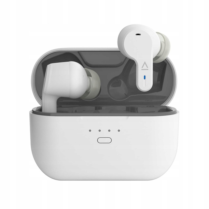 Casti wireless Creative Zen Air Pro, Bluetooth 5.3, activare reducere zgomot, alb