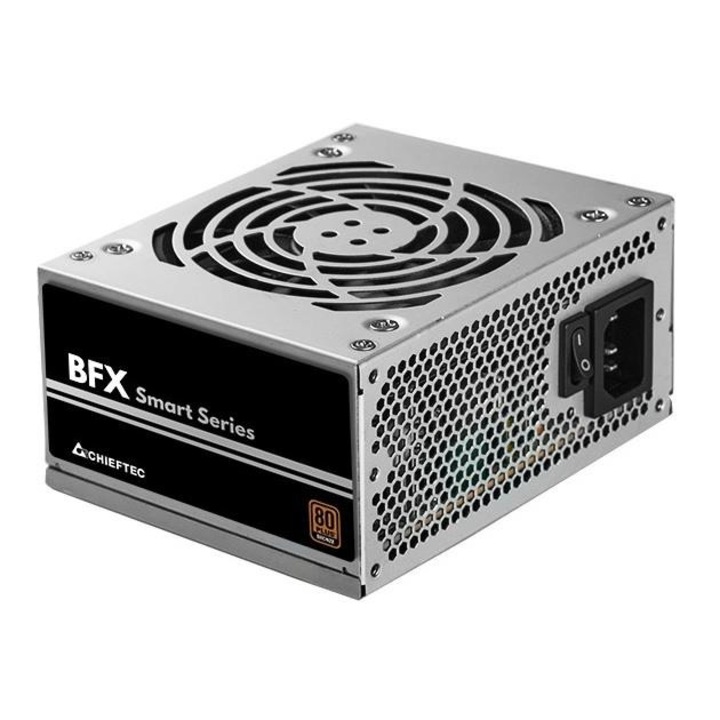 Surse PC Chieftec BFX-450BS 450W ATX 90mm, 80 PLUS Bronze, activ PFC, dimensiuni 100x125x64mm