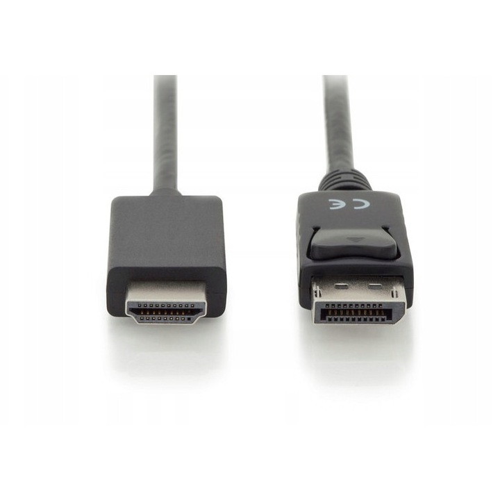 Digitus DisplayPort 1.2 4K 60Hz adapter kábel, 3m, fekete