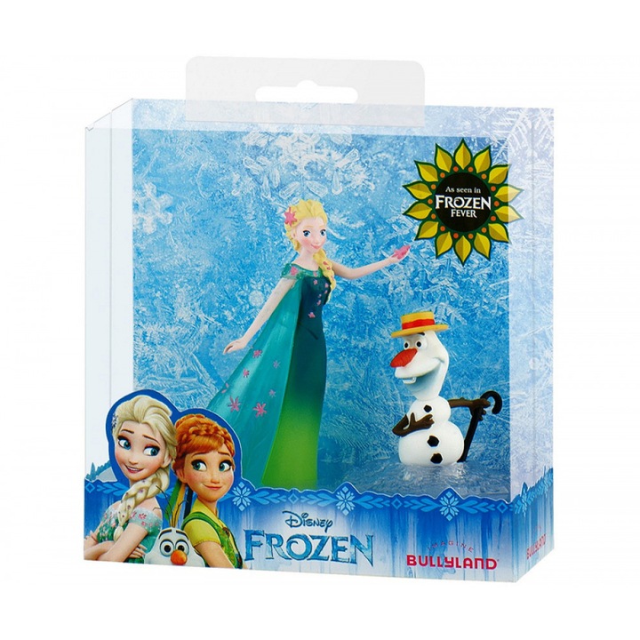 Bullyland figura 2 darabos Elsa és Olaf, többszínű, 12087