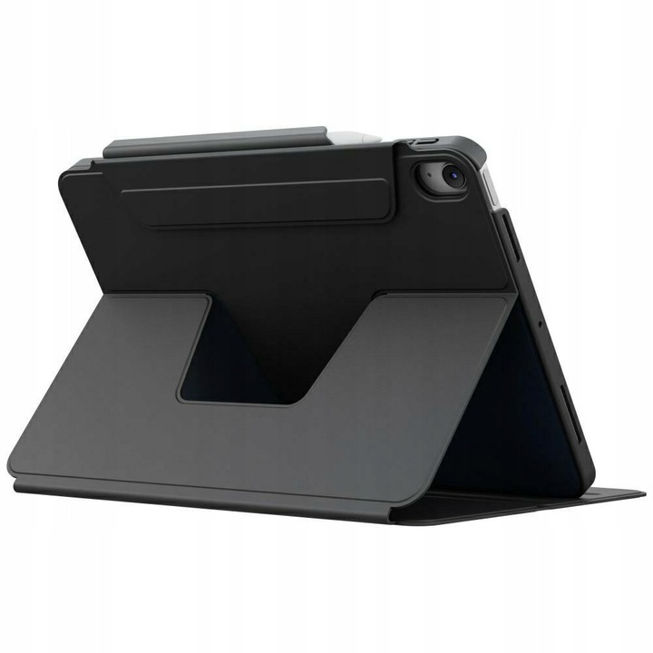Калъф UNIQ Rovus Snapmount за iPad Air 13", черен, въртене на 360°, магнитна стойка