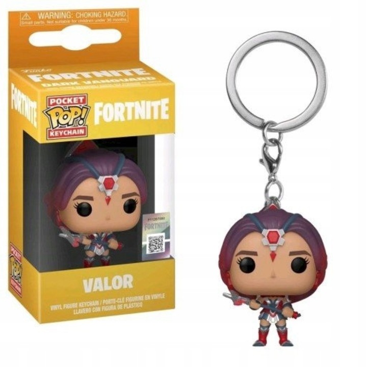 Breloc Funko Fortnite Valor 6cm, multicolor, set