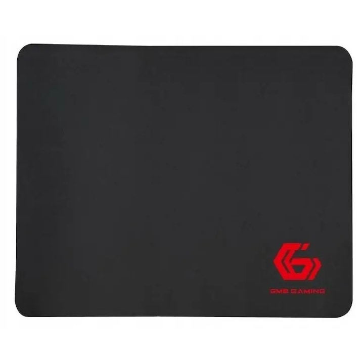 Mousepad pentru jocuri Gembird MP-GAME-S, negru, 250x200mm, cu suport pentru incheietura mainii