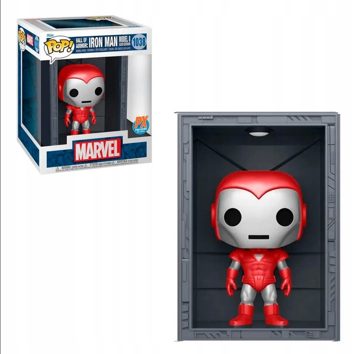 Фигурка Funko POP! Iron Man Модел 8 Silver Centurion, 14см
