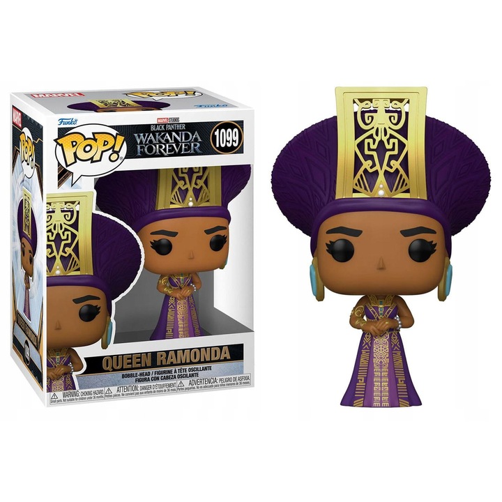 Колекционерска фигурка Funko POP! Black Panther Queen Ramonda, 9см, характерен дизайн, лицензиран