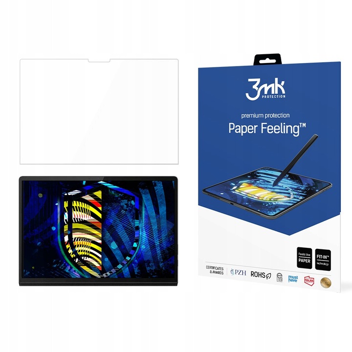 3MK PaperFeeling защитно фолио за таблет Lenovo Yoga Tab 13, комплект 2 бр., червено, устойчиво на пръстови отпечатъци