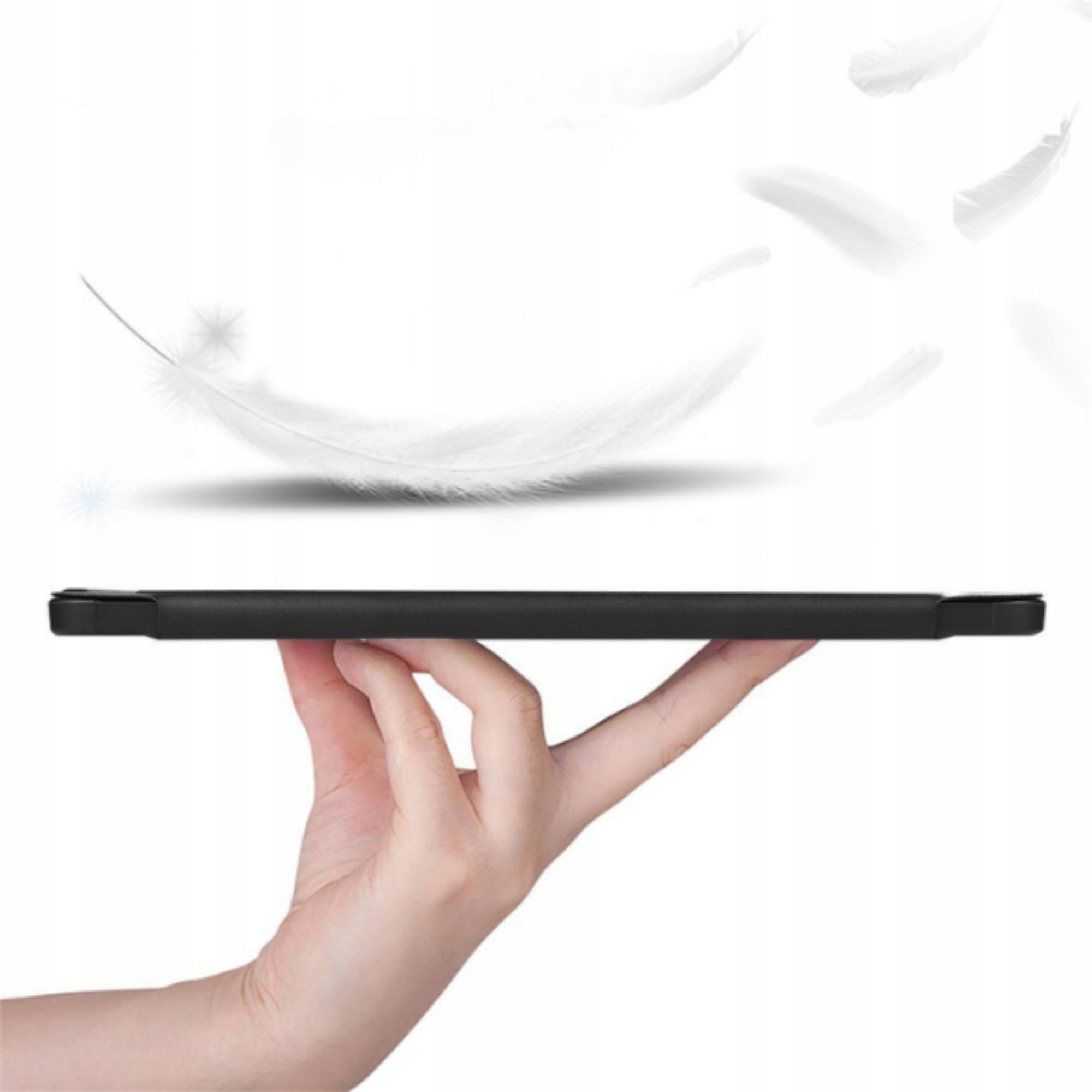 Husa Beline 2EJ9DSMRU pentru Samsung Galaxy Tab S10 Ultra, tip book cu functie stand si activare/oprire automata a ecranului, spate transparent TPU, verde inchis