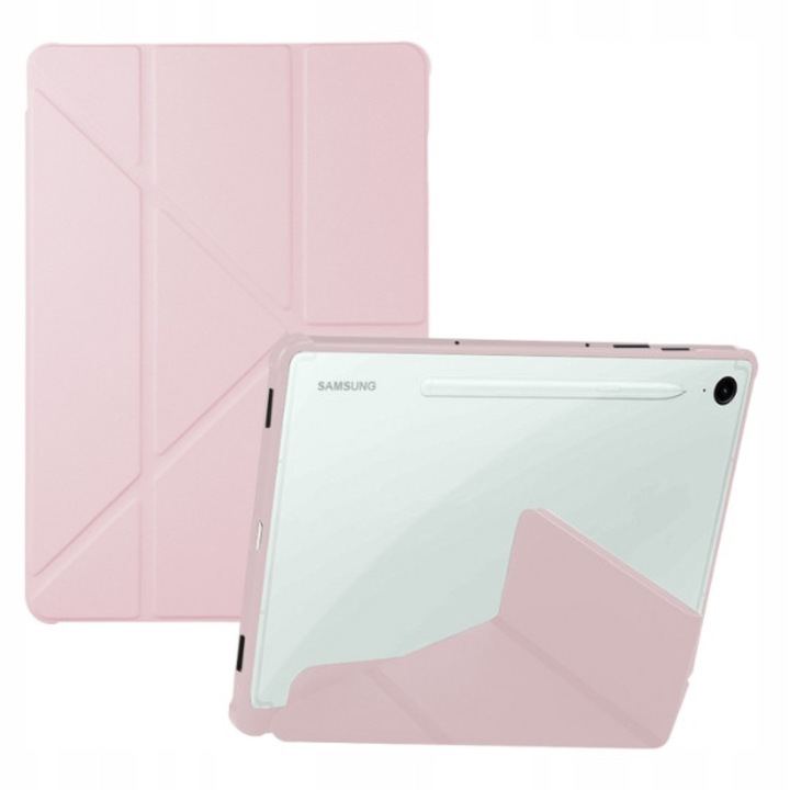 Beline tablettok Samsung Galaxy Tab S10 Ultra készülékhez, rózsaszín, műanyag, elegáns design, automatikus ébresztés funkció.