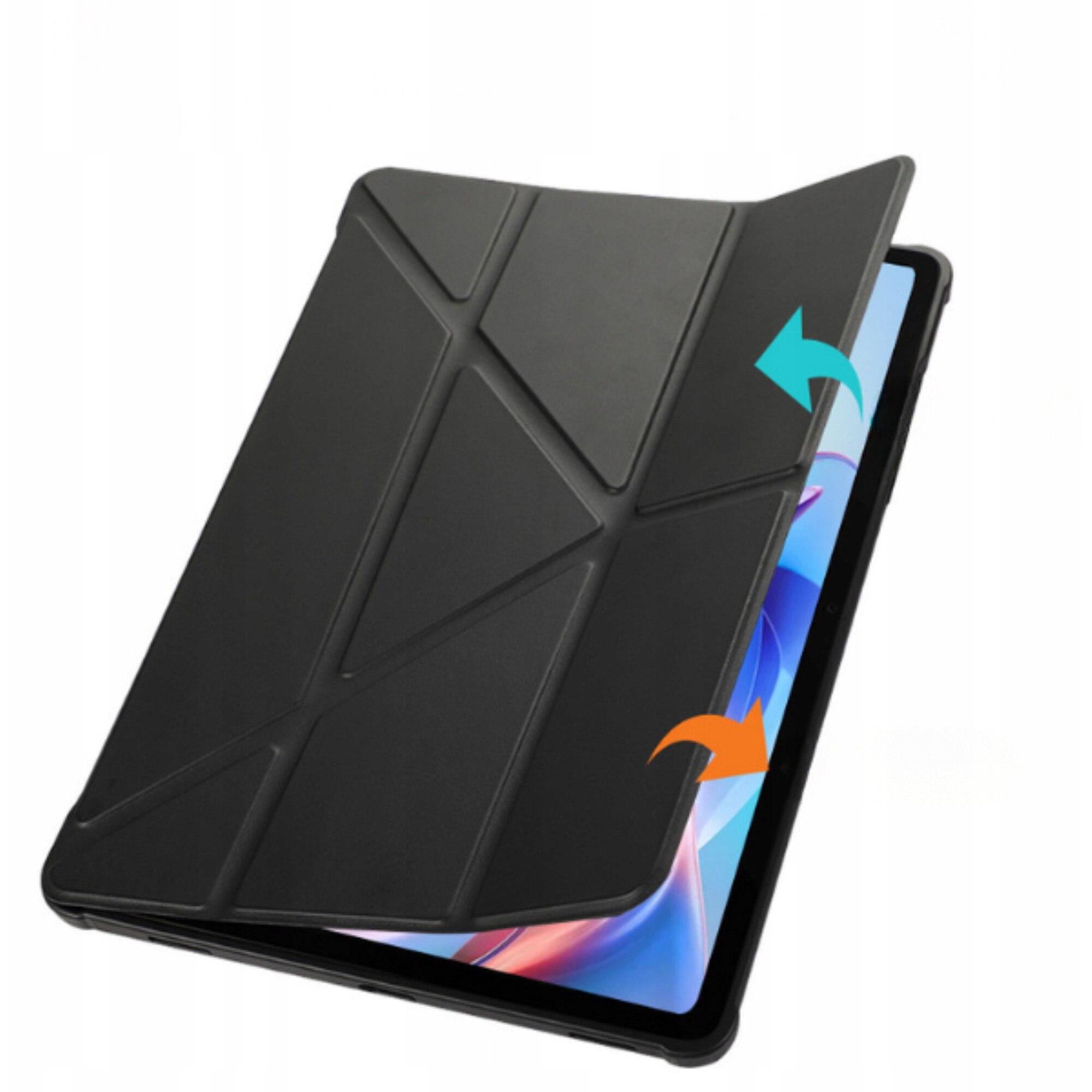 Husa Beline 2EJ9DSMRU pentru Samsung Galaxy Tab S10 Ultra, tip book cu functie stand si activare/oprire automata a ecranului, spate transparent TPU, verde inchis