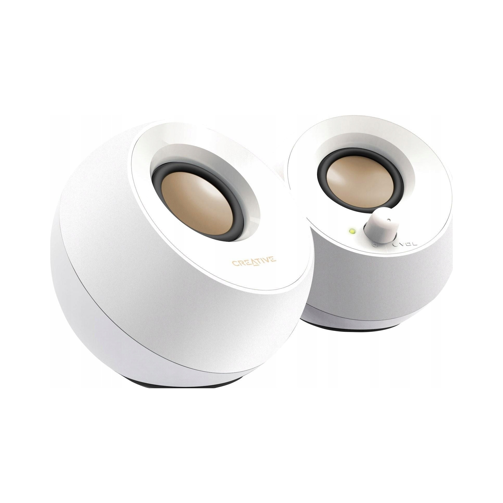 Boxe PC Creative Pebble 2.0, 4,4 W, alb - eMAG.ro