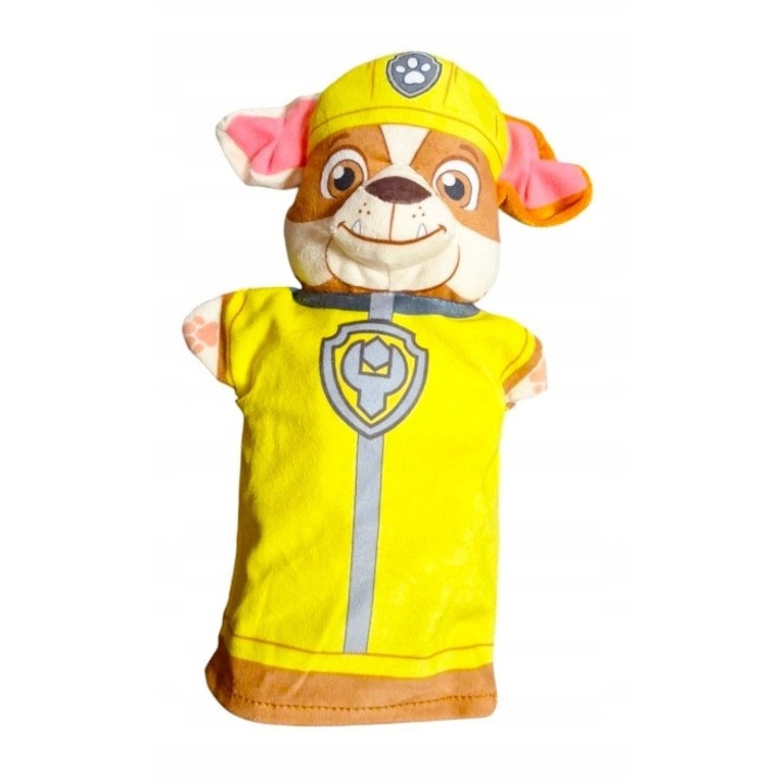 Плюшена кукла за ръка Rubble Psi Patrol, 28x18см, комплект плюшени играчки