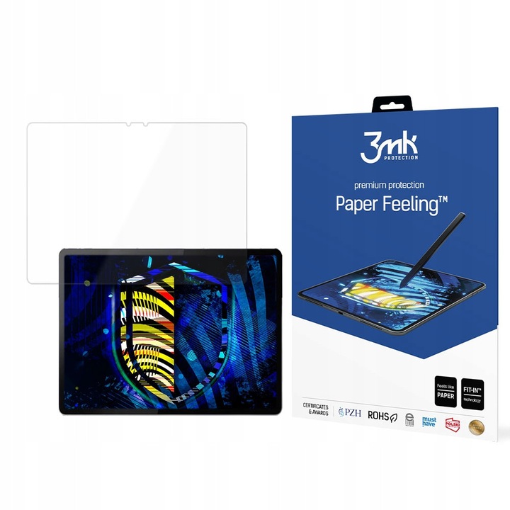 Folie protectie tableta 3mk Paper Feeling, комплект от 2 броя, за Lenovo Tab P11 Pro, 0,18мм, против отпечатъци, прозрачна