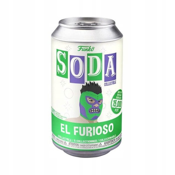 Funko Soda Luchadores El Furioso Hulk figura, többszínű, limitált kiegészítő szett
