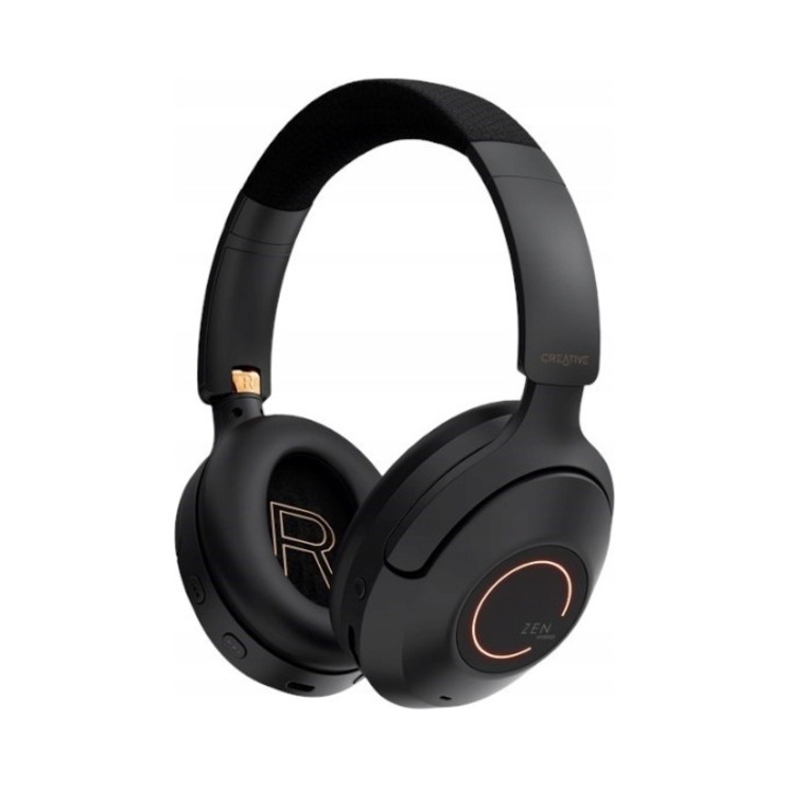 Casti wireless Creative Zen Hybrid Pro, Bluetooth LE, reducere zgomot, negru, 151x80x184mm