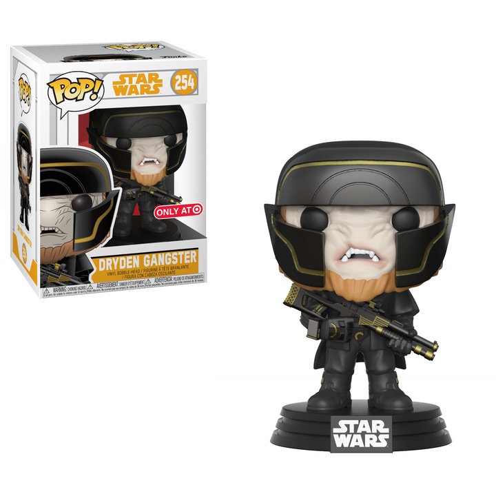 Фигурка Funko POP! Star Wars Dryden Gangster Exclusive 254, многоцветен, 10x15см