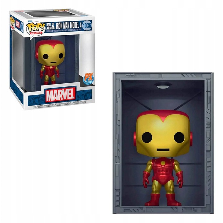 Фигурка Funko POP! Marvel Iron Man Модел 4, 9см, PX Exclusive, статична