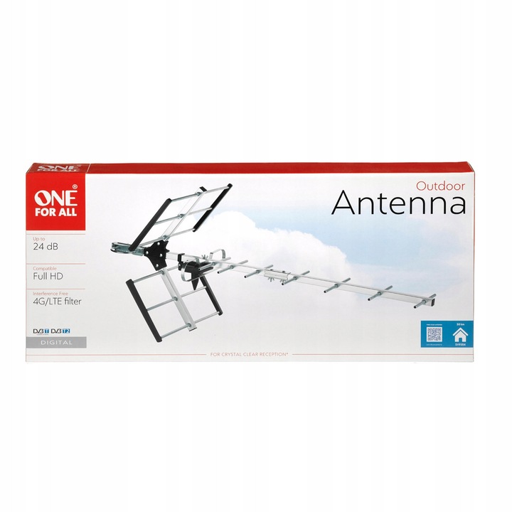 Antena externa One For All SV9354, 12 dB, 51.5x22.5x6.5cm