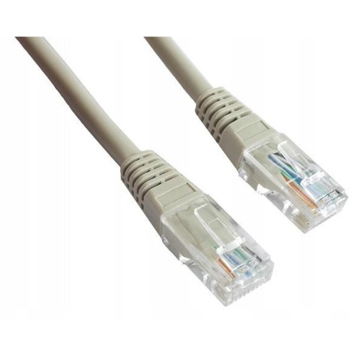 Cablu UTP Gembird, patchcord RJ45, 30m, gri
