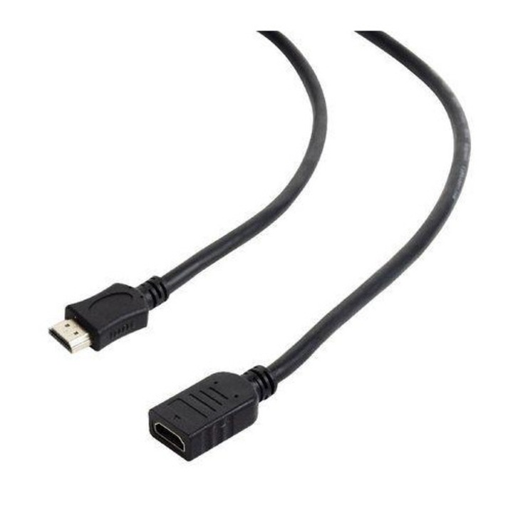 Gembird HDMI kábel 1,8 m, nagy sebességű Ethernettel, 2x HDMI A típusú, fekete