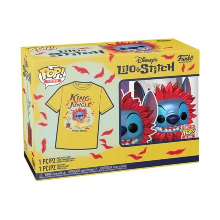 Тениска Funko Disney Lilo & Stitch 1461 M, уникален дизайн, качествен материал