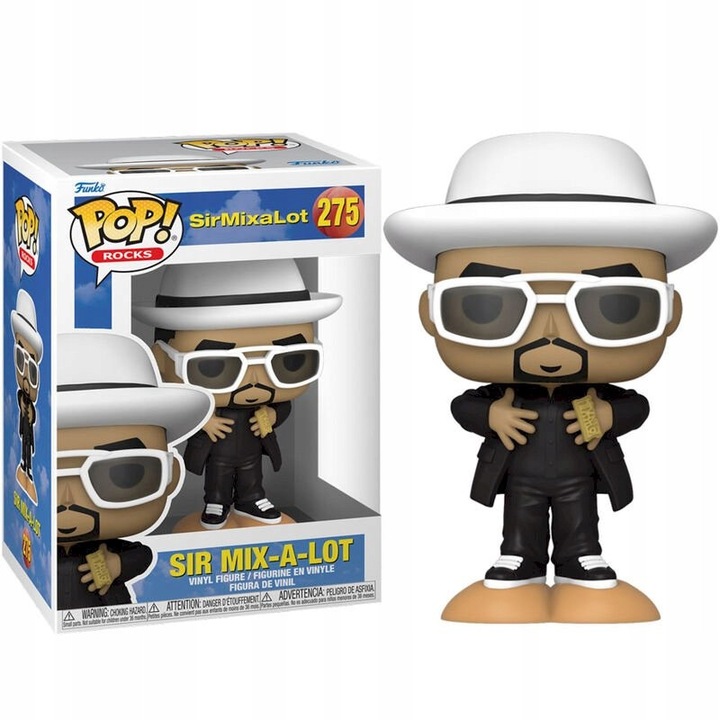 Funko Pop Rocks Sir Mix-A-Lot 275 vinyl figura