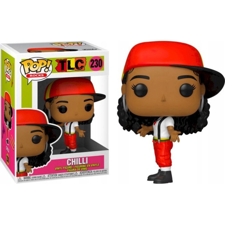 Funko POP Rocks TLC Chilli figura, 9cm, többszínű